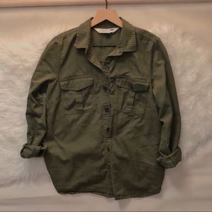 Old Navy The Classic Olive Green Button Up Shirt